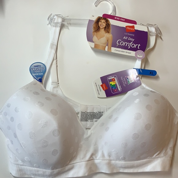 New, Hanes ultimate all day comfort wire free bra - Picture 4 of 5